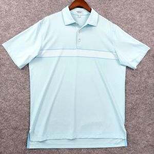 Peter Millar Polo Shirt Mens Large Summer Comfort Golf Performance Lightweight